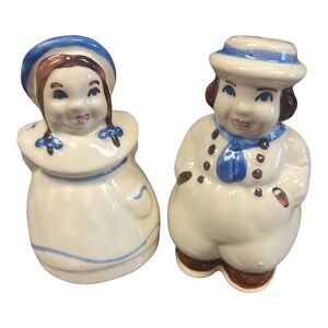 Vintage Shawnee Dutch Boy and Gir Salt andPepper Shaker 1930's